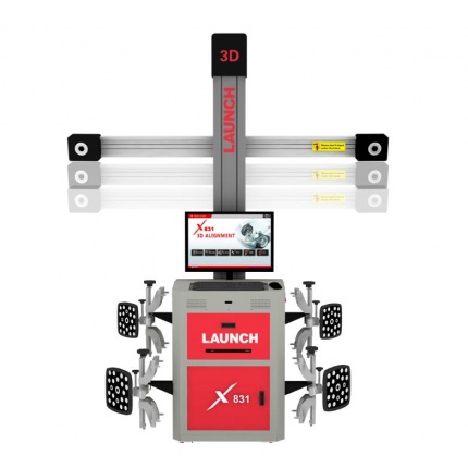 LAUNCH X831S+ X831 Plus 3D Wheel Aligner 4-Post Car Alignment Lifts Platform Supports Multi-language UNICODE