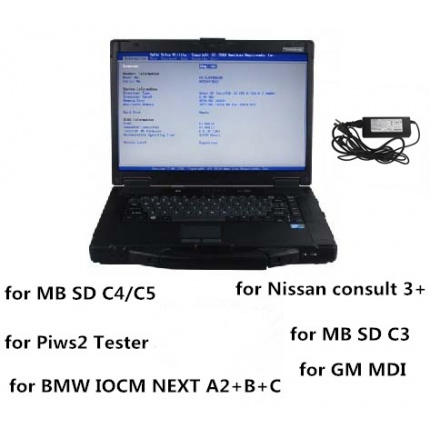 Panasonic CF52 Laptop for MB SD C4/C5/C3 /MBW IOCM NEXT A2+B+C /Piws2 Tester II/ Nissan consult 3+/GM MDI With The lates