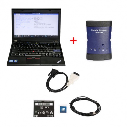 V2023.07 GM MDI Scanner GM Diagnostic tool Plus Lenovo X220 Laptop