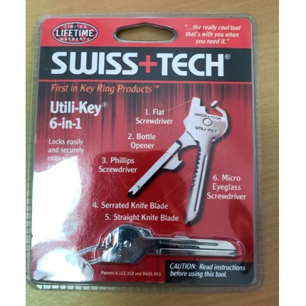 Tech 6 in 1 Stainless Steel Utility Multi-Tool
