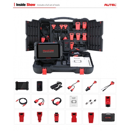 Autel MaxiCOM MK908 Maxisys 908 Automotive Diagnostic Scan Tool  Full System OBD2 Scanner with ECU Coding Key Coding