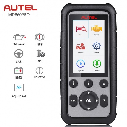 Autel MaxiDiag MD806 Pro OBD2 Code Reader ​Full System Diagnosis ​Update Online for Lifetime​