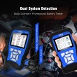 JDiag M100 Motorcycle Diagnostic Tool 12V Battery Tester Intelligent Dual System Moto Scan Tool