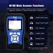 JDiag M100 Motorcycle Diagnostic Tool 12V Battery Tester Intelligent Dual System Moto Scan Tool