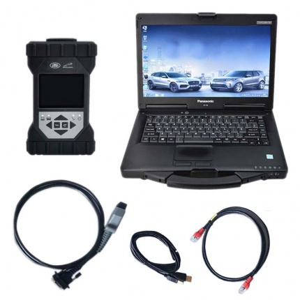 JLR DoiP VCI SDD Pathfinder Interface plus Panasonic CF53 Laptop for Jaguar Land Rover from 2005 to 2025