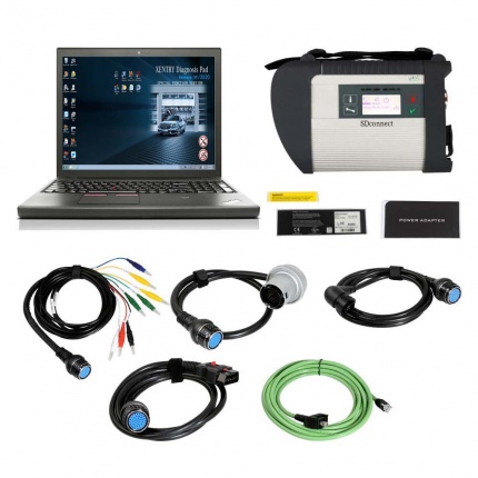 V2025.03 DOIP C4 MB SD Connect Star Diagnosis Plus Lenovo T450 Laptop i5 8G With Engineering Software