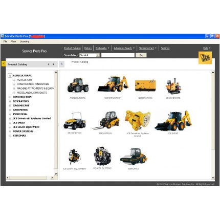 JCB Service Parts Pro JCB Parts Catalog 