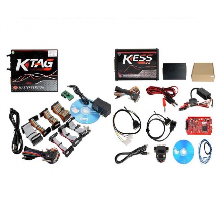 Full Set Online Master Kess V5.017 V2.53+KTAG 7.020 V2.70+LED BDM