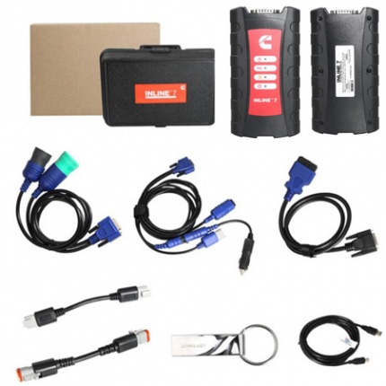 Cummins INLINE 7 Data Link Adapter with Cummins Insite 8.7/8.9 Software Cummins Truck Diagnostic Tool