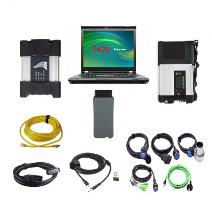 2022.06 DOIP MB Star SD Connect C5 + V2022.06 BMW ICOM NEXT + VAS 5054A 3in1 Diagnostic Tool With Lenovo T420 Laptop Rea