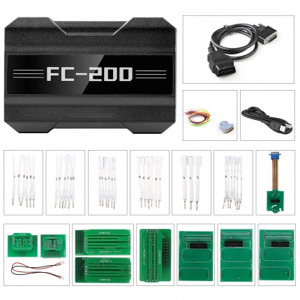 V1.0.8.0 CG FC200 ECU Programmer Full Version with Solder Free Adapters Set 6HP & 8HP MSV90 N55 N20 B48 B58