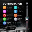 Autel MaxiTPMS TBE200E Tire Brake Examiner 2022 Newest Laser Tire Tread Depth Brake Disc Wear 2in1 Tester Work with ITS6