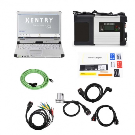 2025.03 DOIP MB SD Connect Compact 5 Star Diagnosis With Panasonic CF-C2 laptop 256G SSD Support Offline Programming
