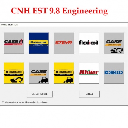 2023 CNH EST 9.8 diagnostic software + 2022.04 eTimGo 8.6 for CNH EST All Brands OFFLINE Repair Manual