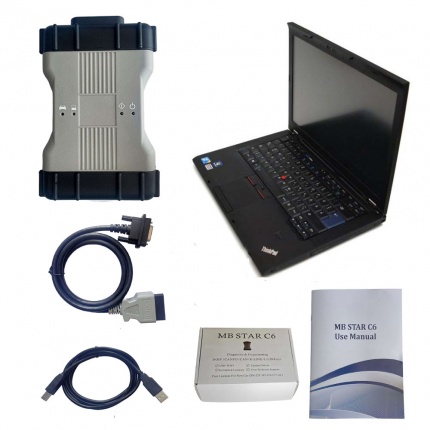 V2023.09 Mercedes BEZN C6 MB STAR C6 DoIP Xentry Diagnosis Tool Plus Plus Lenovo T420 Laptop with 512G SSD