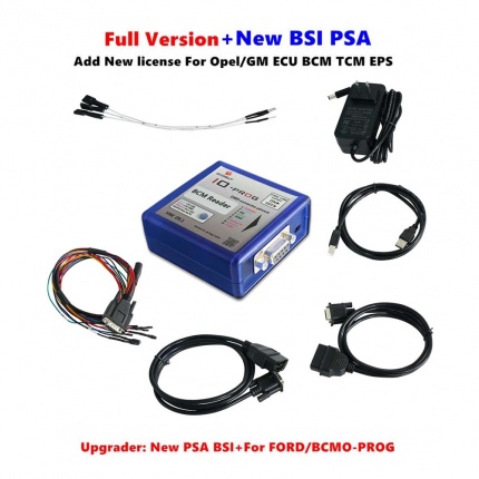 Full IO-Prog PSA BSI + Opel GM ECU BCM EPS TCM Programmer