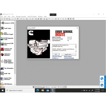 CUMMINS INSITE 8.9.2.79 PRO 2024 Diagnosis Software