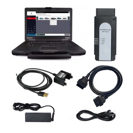 Porsche Piwis 4 Piwis IV Diagnostic Tool Plus Panasonic CF54 Laptop With V42.400.037 Software