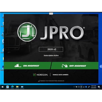 JPRO Professional Truck Diagnostic Software 2025 V2