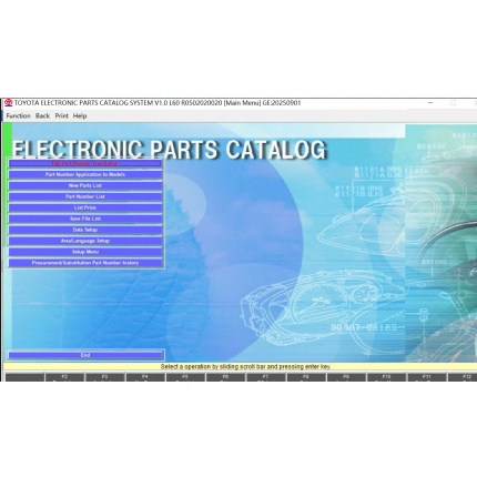 Toyota Lexus EPC 2025.09 All Regions Parts Catalog