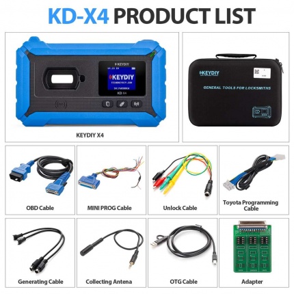 KEYDIY KDX4 KD-X4 Upgrade of KDX2 KDMAX Remote Generateor Copy Chip Reader Program Multi-functional Anti-theft Matching 