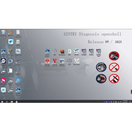 V2026.03 Car/V2023.09 Truck MB Star C4/C5 BENZ Diagnostic Software with Xentry/DAS/EPC/WIS/Vediamo/DTS