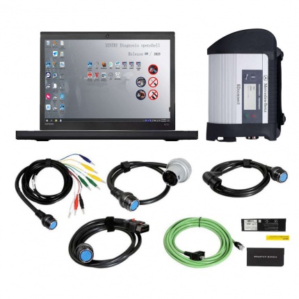 DOIP MB SD Connect 4 Compact Mb star C4 Diagnosis Tool With WiFi 2026.03 Plus Lenovo X270 Second Hand Laptop