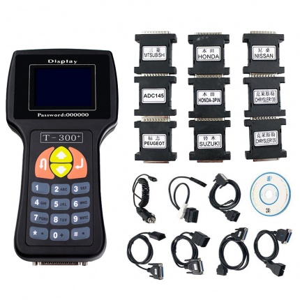 T300 Transponder Key Programmer Latest Version V23.9 Black Color