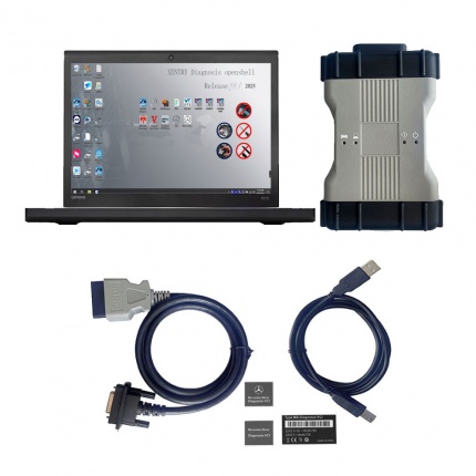 V2025.12 Mercedes BEZN C6 MB SD Connect C6 DoIP Xentry Diagnosis VCI Plus Lenovo X270 Second Hand Laptop Ready to Use