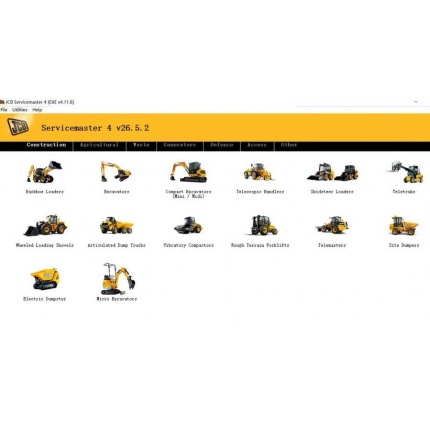 JCB Service Master 4 V26.05 Diagnostic Software 2026.05