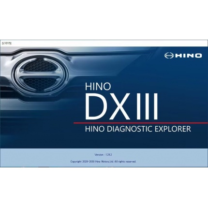 Hino Diagnostic Explorer 3 (Hino DX3 v1.26.2) 2026.04 Diagnostic Software