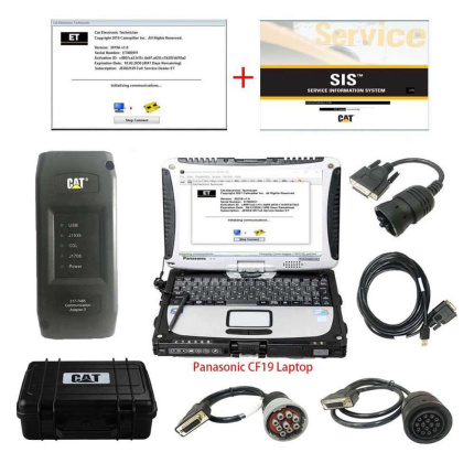 Best Quality 2026A/2019C CAT Caterpillar ET 3 Diagnostic Adapter III CAT Truck Diagnostic Tool PLUS Panasonic CF19