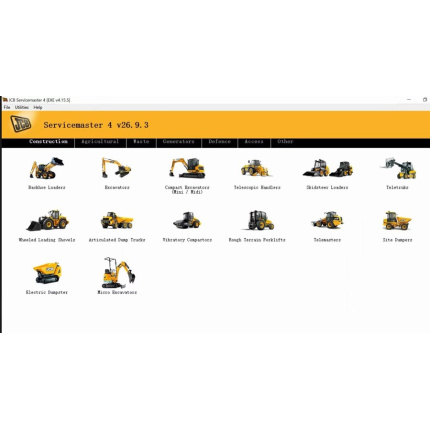 JCB ServiceMaster 4 V26.09 Diagnostic Software [2026.09]