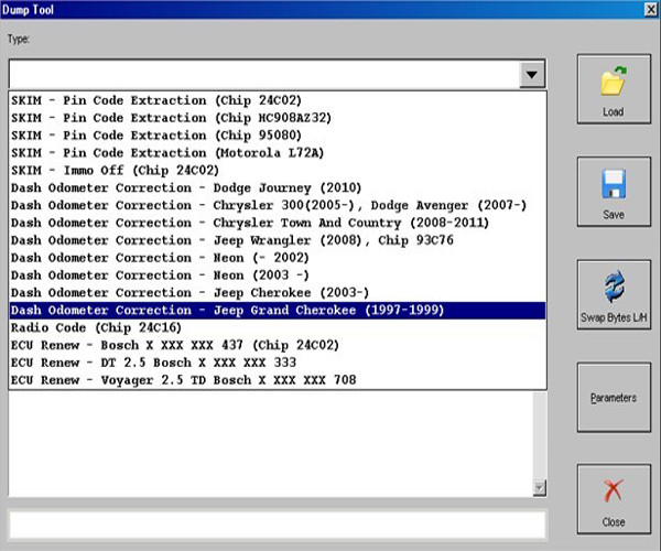 FVDI for Chrysler Dodge Jeep Software display 3